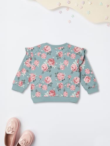 Max Girls Printed Leggings Set (Pink_12-18 M)