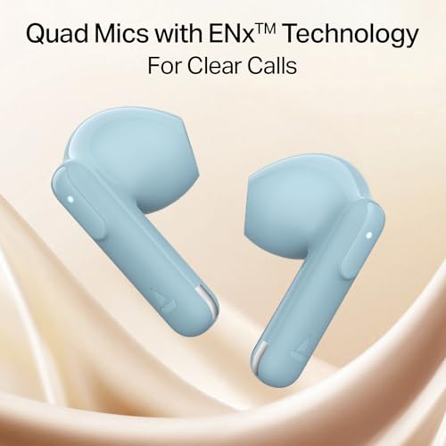 boAt Airdopes Ace Gen 2 TWS Earbuds with 45H Battery, 4Mics ENx Tech, ASAP Charge, 13mm Drivers, 50 ms Low Latency, IPX5, Bluetooth Earbuds, TWS Ear Buds Wireless Earphones with mic (Mystic Blue)