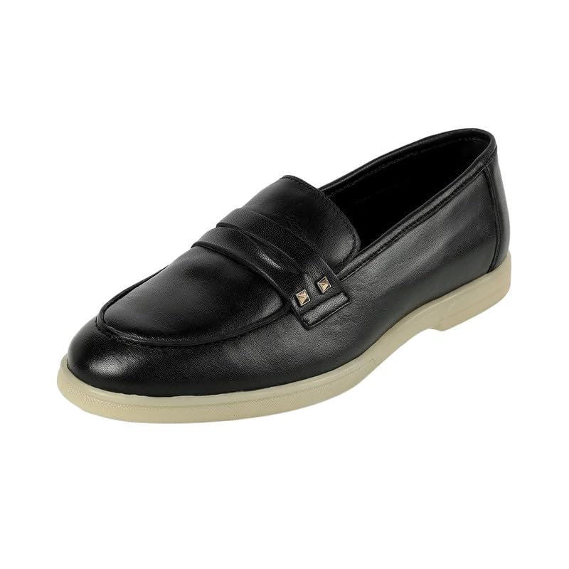 tresmode ANSHI Beige Women's Casual Loafers in Size 6 UK / 39 EU