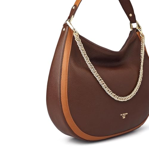 Da Milano Leather Brown Shoulder Bag for Women (00317OL)