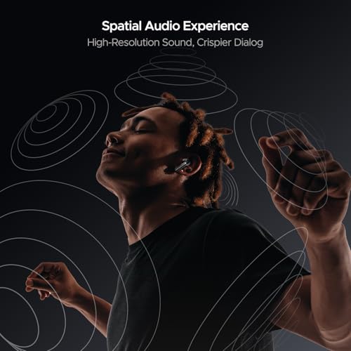 boAt Airdopes 300, Cinematic Spatial Audio, 50HRS Battery, 4Mic AI ENx, Fast Charge, App Support, Low Latency, IPX4, v5.3 Bluetooth Earbuds, TWS Ear Buds Wireless Earphones with mic (Gunmetal Black)