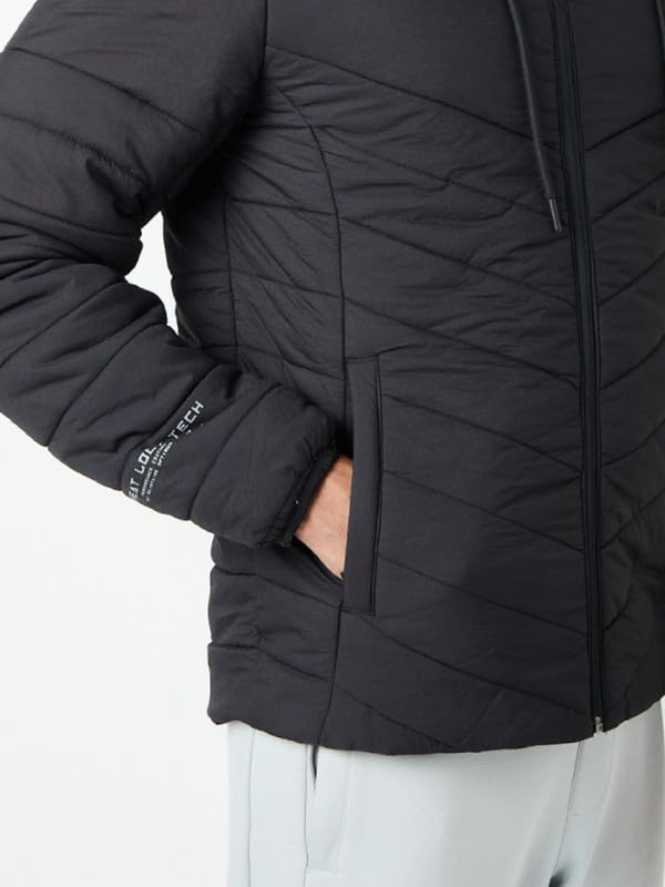 Wildcraft Men Nylon Husky Jacket (Black, L)