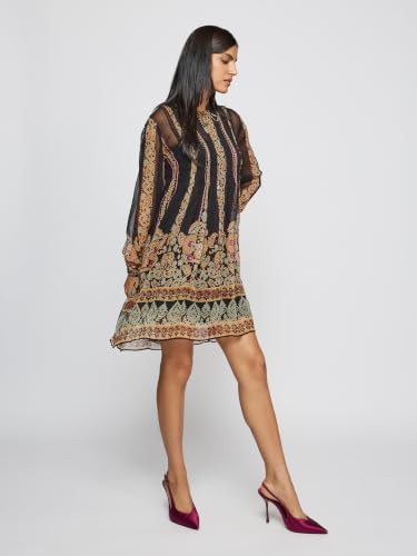 Label RITU KUMAR Black Misaki Short Dress with Camisole