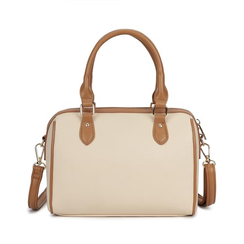 Fastrack Swirl Satchel | Women’s Faux-Leather Satchel| Dual Carry Handles, Adjustable Strap & Spacious Main Compartment