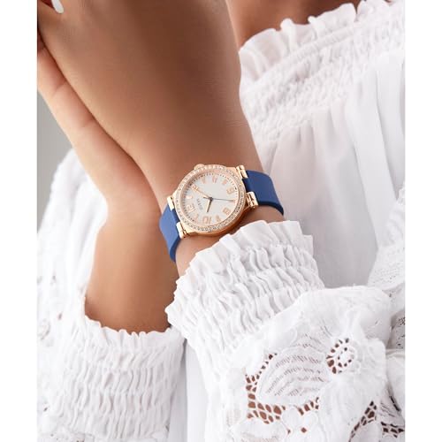 GUESS Analog White Dial Women's Watch-GW0844L3