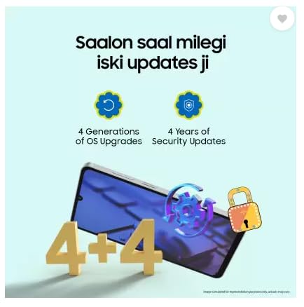 Samsung Galaxy F06 5G, Bahama Blue (4GB, 128GB)