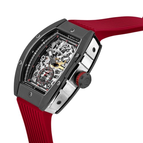 Cerruti 1881 Watch for Men with Black Dial in 50 MM, strap