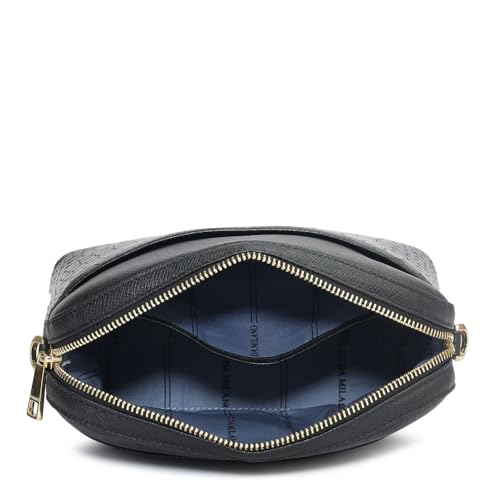 Da Milano Genuine Leather Black Sling (Small) (01915)