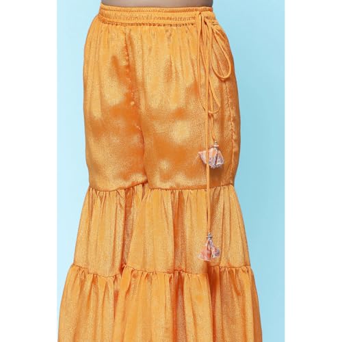 BIBA GIRL PRINTED STRAIGHT KID(KW5445_ORANGE_19)