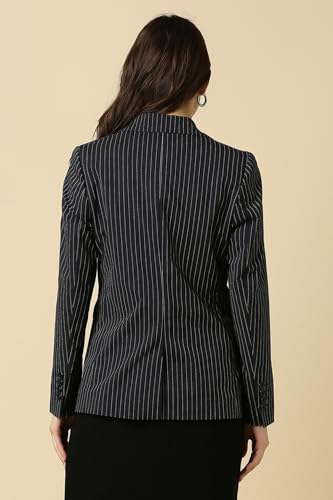 Allen Solly Women's Blazer (AHBZWRGF990500_Black