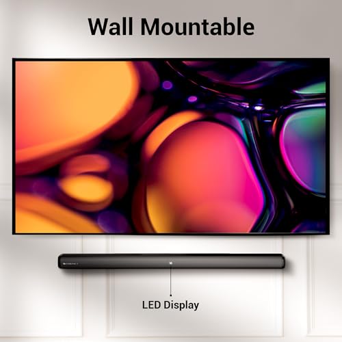 ZEBRONICS Juke BAR 4100 Soundbar, 200 Watts, Virtual 5.1, Quad Driver Soundbar, 6.5" Subwoofer, Wall Mountable, Bluetooth v5.0 | HDMI (ARC) | Optical in | USB | AUX