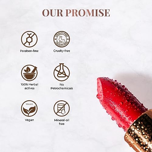 Just Herbs Ultra Matte Bullet Lipstick Nourishing Non Drying and Long Stay Lipsticks for Women 4 g (Naughty Nutmeg)