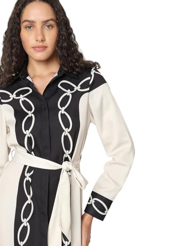 VERO MODA Women Beige Shirt Dress