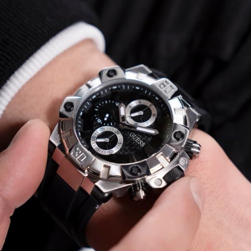 GUESS Sport 46 mm Black Dial Men Chronograph Watch- GW0802G1