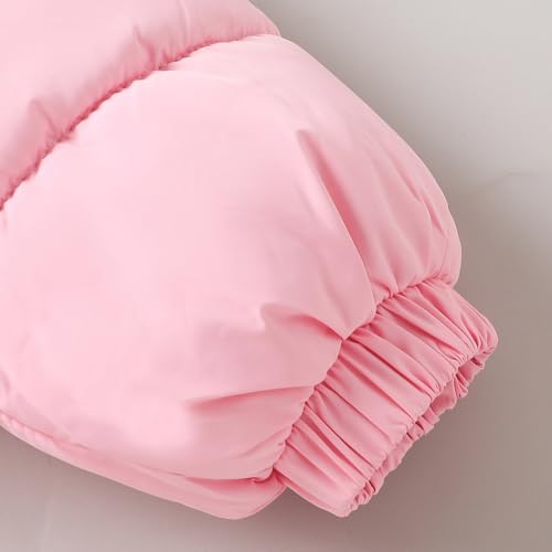 Hopscotch Girls Pink Full Sleeves 3D Bunny Applique Long Coat For Age (2-3 Years)