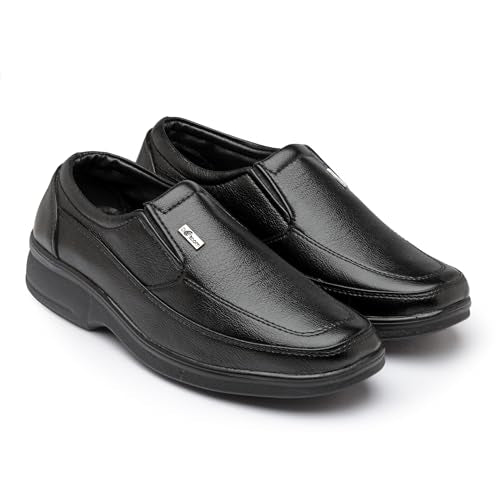 Action-DC-14643 Lightweight Comfortable Cushioned Formal Shoes for Men Black