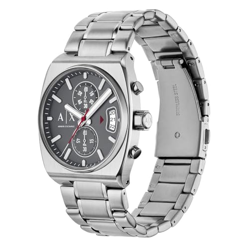 Armani Exchange Silver Quartz Stainless Steel Watch AX2820
