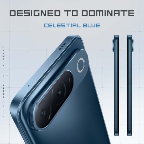 iQOO Z11 5G (Celestial Blue, 8GB RAM, 128GB Storage) | India's 1st MediaTek Dimensity 7500 Turbo Processor* | 3D Curved Display- Brightest Display in the Segment* | AI Captions- Record & Recap*