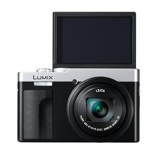 Panasonic LUMIX ZS99 Point and Shoot Camera, Compact Camera for Travel with 30x Zoom with 24-720mm Zoom Lens, and 4K Video/Photo, Great for Travel and Concerts, DC-ZS99 + Bag+ 32GB SD Card (Silver)