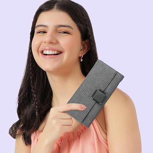 NORVE PU Leather Casual Trendy Design Hand Wallet Clutch Purse For Women