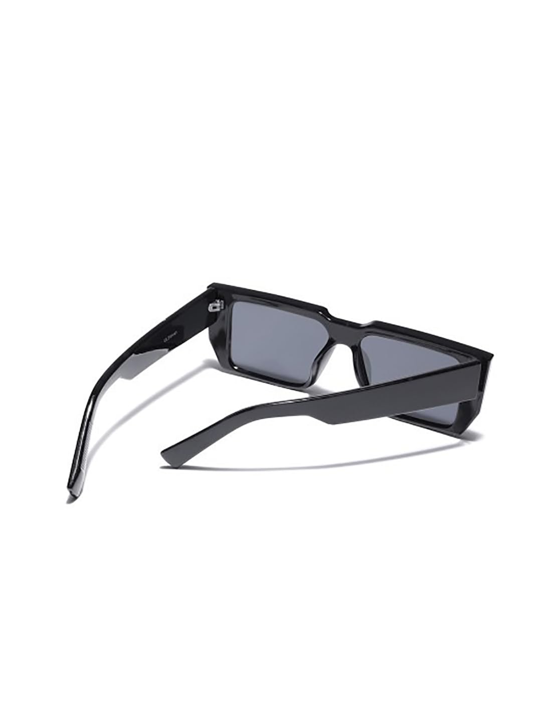 Carlton London Black Toned with Black Polarized Lens Square Sunglasses