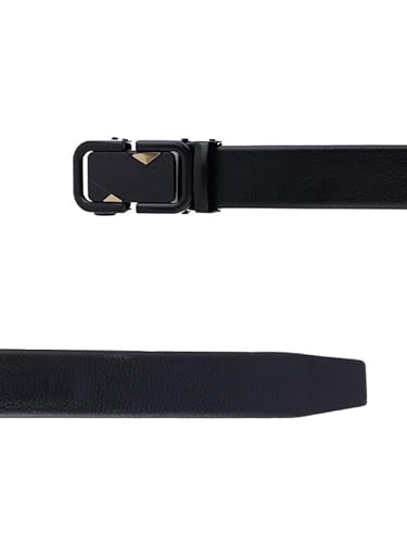 SAZARA Men's Casual,Formal Leather Auto Lock Buckle Belt (34, AUTOG16)