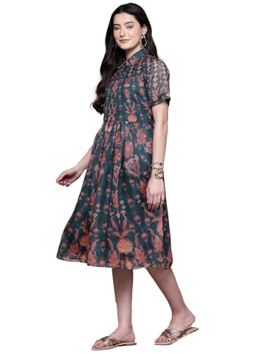 Aarke Ritu Kumar Green Sandro Long Dress