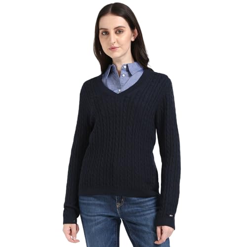 Tommy Hilfiger Womens Blue Color Sweater (M)
