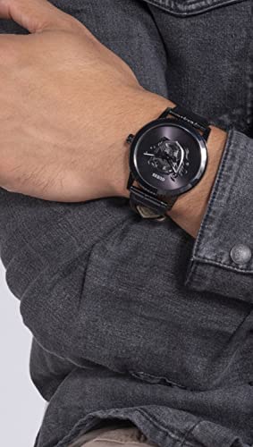 Guess Analogue Black Dial Men's Watch-GW0566G2