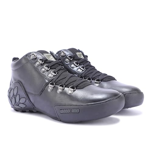 Woodland Men's Black Leather Casual Shoe-8 UK (42 EU) (GC 1869115NW)