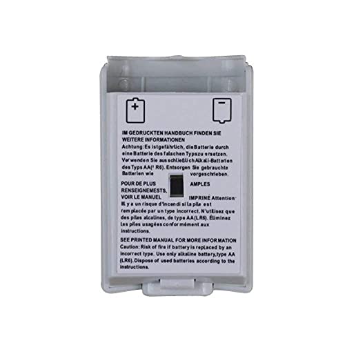 GAMENOPHOBIA Xbox 360 Wireless Controller Replacement Battery Pack Cover Shell (White) – Restore Your Controller’s Look & Functionality