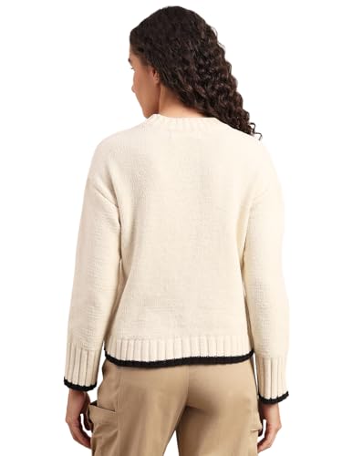 VERO MODA Womens Polyester Round Neck Sweater