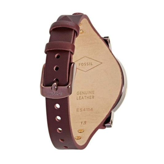 Fossil Original Boyfriend Chronograph Burgundy Dial Women's Watch ES4114