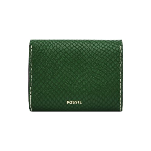 Fossil Women Leather Heritage Green Card Case Sl8285310