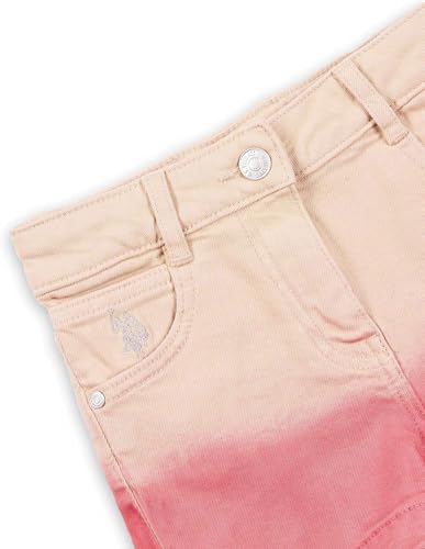 U.S. POLO ASSN. Girl's Boxer Shorts (UGSRT0127 Beige