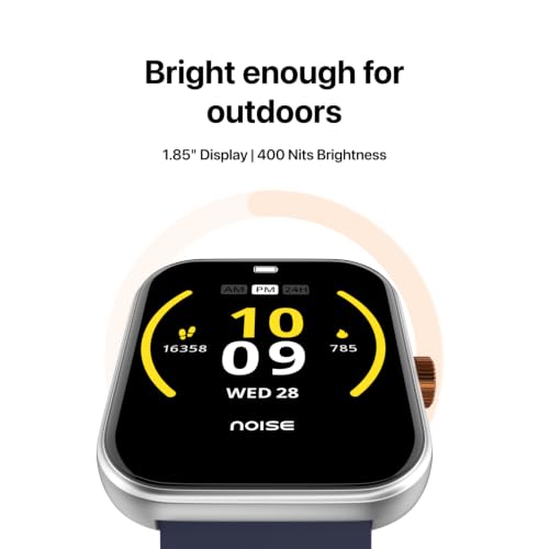 Noise New Launch ColorFit Pulse Air Smartwatch with BT Calling, 1.85" TFT Display, Lightweight 45g Design, Heart Rate & Step Tracking, Multi-Sport Modes, Find My Phone, Water Resistant (Cobalt Blue)