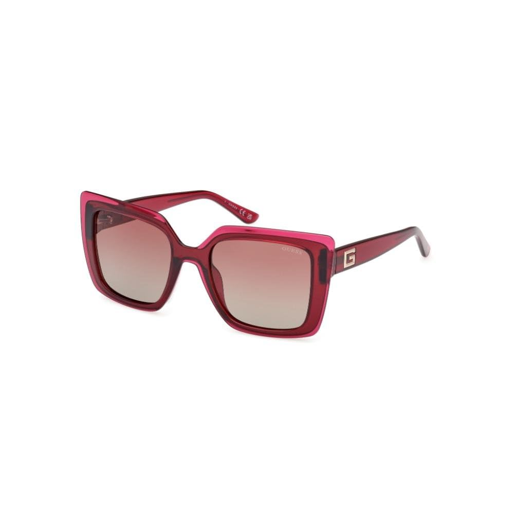 Guess 100% UV protecetd | Gradient | Medium | Full Rim | Square | Frame: Purple | Lens: Pink