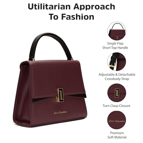 Lavie Signature Women's Avalon Laptop Tote Handbag | Fits Upto 15 Inch Laptop | Laptop Bag for Work | Ladies Purse | Stylish Shoulder Bag | Gift For Women