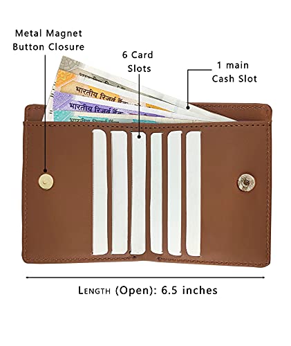 Funk For Hire Teal Graphic Printed Leatherette Card Holder Wallet – Unisex, 6 Card Slots, Coin Pouch, Compact Bifold Design, Lightweight, Made in India