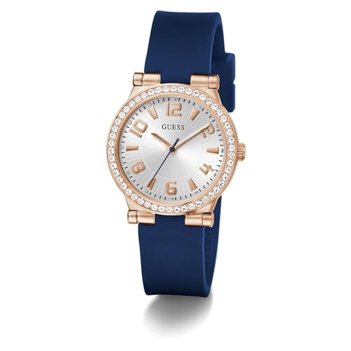GUESS Analog White Dial Women's Watch-GW0844L3