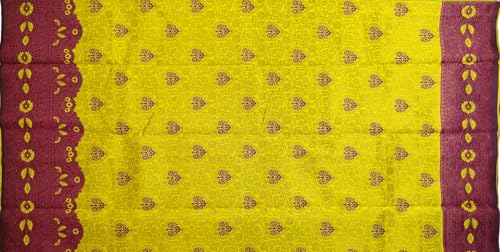 SREE KUMARAN Women's Kanchipuram Kubera Silk Pure Pattu Sarees with blouse (VSK411-5)
