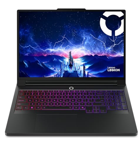 Lenovo Legion Pro 7 Intel Core Ultra 9 290HX | NVIDIA RTX 5080 16GB (32GB RAM/1TB SSD/WQXGA OLED/240Hz/16(40.6cm)/Windows 11/Office 2024/Black/2.57Kg), 83F500Q5IN AI Gaming Laptop