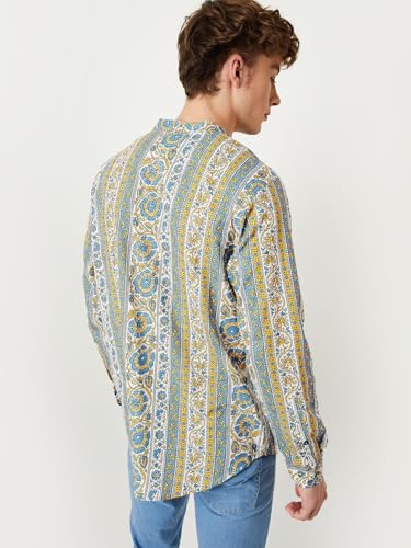 Max Mens Kurta,Yellow,S