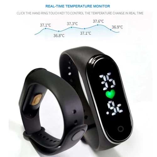 Drumstone (𝐒𝐩𝐞𝐜𝐢𝐚𝐥 𝟏𝟓 𝐘𝐞𝐚𝐫𝐬 𝐖𝐚𝐫𝐫𝐚𝐧𝐭𝐲 M4 Smart Fitness Band with Heart Rate, BP & SpO2 Monitor, Step & Calorie Counter, Sleep Tracker, Call & Message Alerts, OLED Display,