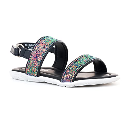 Khadim's Bonito Navy Flat Sandal for Baby Girls - 2-4.5 yrs (5610769)