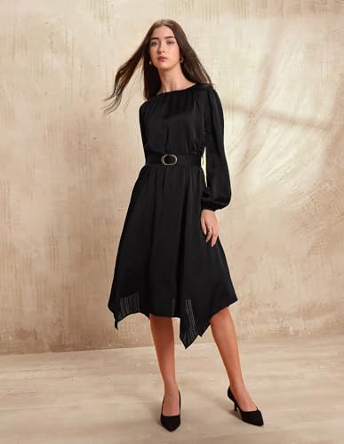 U.S. Polo ASSN. UWAW25DRS218 Black Womens Dress (UWAW25DRS218_Black_S)