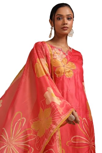 Soch Women's Tissue Chudidar Set (EWA5CD22060_Red