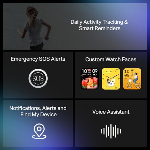 boAt Storm Infinity Plus w/20 Days Extensive Battery Life, Huge 680 mAh, Only Charge Once a Month, 1.96" Display, Functional Crown, Multiple Sports Modes, smart Watch for man & Woman (Active Black)