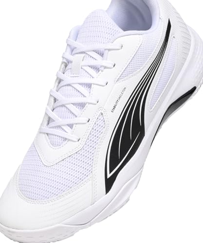 PUMA , Unisex-Adults, Solarflash III, White-Black, Indoor Shoe, 6UK, (10785005)
