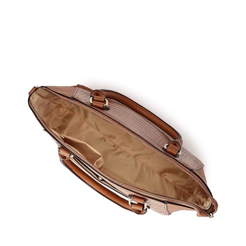 Fastrack Croco Textured Structured Satchel with Detachable Sling Strap for Women, Girls and Ladies